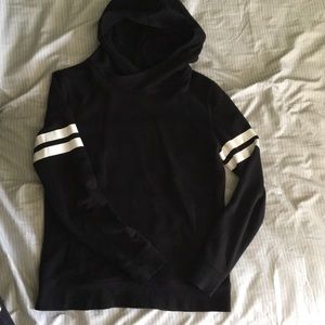 Black pull over hoodie